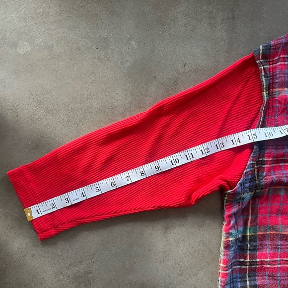 Vintage Grunge Flannel Top| 1990 Style| SZ LARGE - Picture 6 of 6